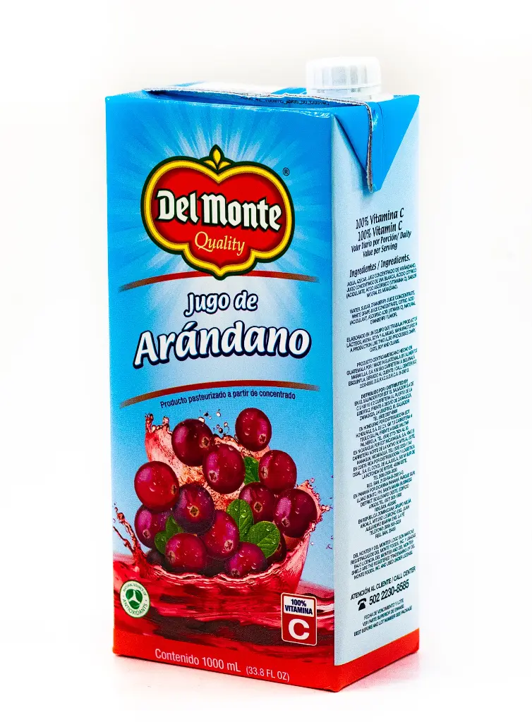Cranberry Del Monte Arandano Litro