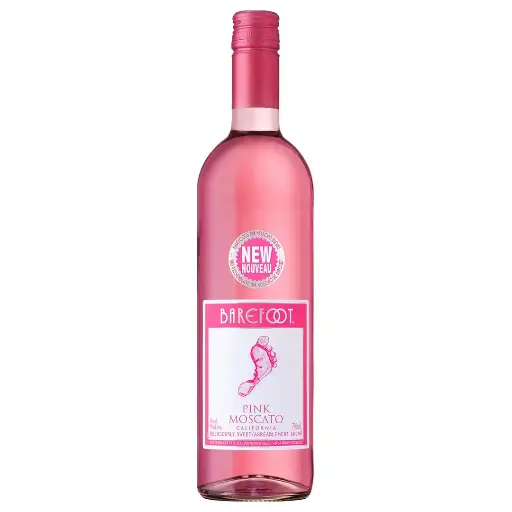 Barefoot Moscato Pink 750ml